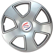 Press Type Hubcap Scorpio Wheel Cover Replacements for OEM Steel Wheels Polypropylene Material with Retention Ring | Set of 4 Pcs