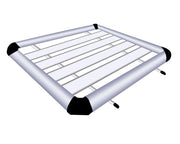 Car Roof Luggage Frame Aluminum Roof Frame Universal Roof Frame Travel Frame Load Frame Load Over 100 kg Roof Shelves Luggage Box Roof Rack (Silver)