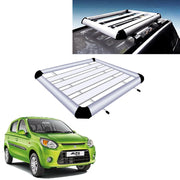 Car Roof Luggage Frame Aluminum Roof Frame Universal Roof Frame Travel Frame Load Frame Load Over 100 kg Roof Shelves Luggage Box Roof Rack (Silver)