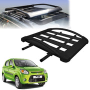 Car Roof Luggage (4x 4) Frame Aluminum Roof Frame Universal Roof Frame Travel Frame Load Frame Load Over 100 kg Roof Shelves Luggage Box Roof Rack (Black)