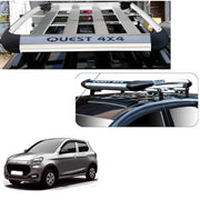 Car Roof Quest Luggage (4x 4) Frame Aluminum Roof Frame Universal Roof Frame Travel Frame Load Frame Load Over 100 kg Roof Shelves Luggage Box Roof Rack (Silver)