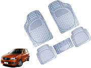 Heavy Duty Transparent 4Pcs PVC Rubber 6204 Clear Car Mat