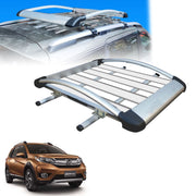 Car Roof Luggage (4x 4) Frame Aluminum Roof Frame Universal Roof Frame Travel Frame Load Frame Load Over 100 kg Roof Shelves Luggage Box Roof Rack (Silver)