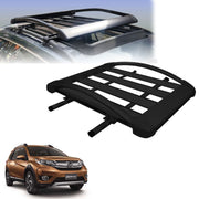 Car Roof Luggage (4x 4) Frame Aluminum Roof Frame Universal Roof Frame Travel Frame Load Frame Load Over 100 kg Roof Shelves Luggage Box Roof Rack (Black)