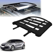 Car Roof Luggage (4x 4) Frame Aluminum Roof Frame Universal Roof Frame Travel Frame Load Frame Load Over 100 kg Roof Shelves Luggage Box Roof Rack (Black)