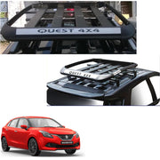 Car Roof Quest Luggage (4x 4) Frame Aluminum Roof Frame Universal Roof Frame Travel Frame Load Frame Load Over 100 kg Roof Shelves Luggage Box Roof Rack (Black)