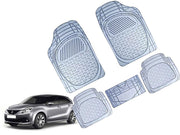 Heavy Duty Transparent 4Pcs PVC Rubber 6204 Clear Car Mat