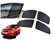 Z-Black Window Plug-in Half Sun Shades Car Curtain for TATA