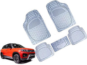 Heavy Duty Transparent 4Pcs PVC Rubber 6204 Clear Car Mat