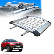 Car Roof Luggage (4x 4) Frame Aluminum Roof Frame Universal Roof Frame Travel Frame Load Frame Load Over 100 kg Roof Shelves Luggage Box Roof Rack (Silver)