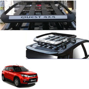 Car Roof Quest Luggage (4x 4) Frame Aluminum Roof Frame Universal Roof Frame Travel Frame Load Frame Load Over 100 kg Roof Shelves Luggage Box Roof Rack (Black)