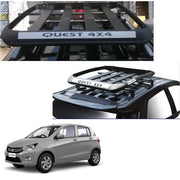 Car Roof Quest Luggage (4x 4) Frame Aluminum Roof Frame Universal Roof Frame Travel Frame Load Frame Load Over 100 kg Roof Shelves Luggage Box Roof Rack (Black)