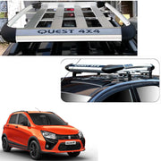 Car Roof Quest Luggage (4x 4) Frame Aluminum Roof Frame Universal Roof Frame Travel Frame Load Frame Load Over 100 kg Roof Shelves Luggage Box Roof Rack (Silver)