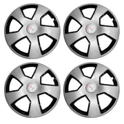 Press Type Hubcap Scorpio Wheel Cover Replacements for OEM Steel Wheels Polypropylene Material with Retention Ring | Set of 4 Pcs