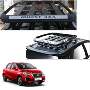 Car Roof Quest Luggage (4x 4) Frame Aluminum Roof Frame Universal Roof Frame Travel Frame Load Frame Load Over 100 kg Roof Shelves Luggage Box Roof Rack (Black)