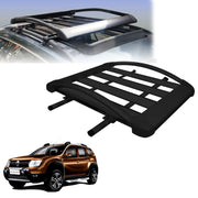 Car Roof Luggage (4x 4) Frame Aluminum Roof Frame Universal Roof Frame Travel Frame Load Frame Load Over 100 kg Roof Shelves Luggage Box Roof Rack (Black)
