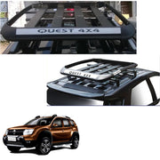 Car Roof Quest Luggage (4x 4) Frame Aluminum Roof Frame Universal Roof Frame Travel Frame Load Frame Load Over 100 kg Roof Shelves Luggage Box Roof Rack (Black)