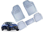 Heavy Duty Transparent 4Pcs PVC Rubber 6204 Clear Car Mat