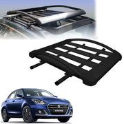 Car Roof Luggage (4x 4) Frame Aluminum Roof Frame Universal Roof Frame Travel Frame Load Frame Load Over 100 kg Roof Shelves Luggage Box Roof Rack (Black)