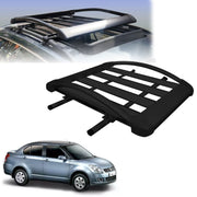Car Roof Luggage (4x 4) Frame Aluminum Roof Frame Universal Roof Frame Travel Frame Load Frame Load Over 100 kg Roof Shelves Luggage Box Roof Rack (Black)