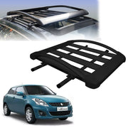 Car Roof Luggage (4x 4) Frame Aluminum Roof Frame Universal Roof Frame Travel Frame Load Frame Load Over 100 kg Roof Shelves Luggage Box Roof Rack (Black)