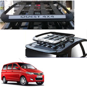 Car Roof Quest Luggage (4x 4) Frame Aluminum Roof Frame Universal Roof Frame Travel Frame Load Frame Load Over 100 kg Roof Shelves Luggage Box Roof Rack (Black)