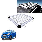 Car Roof Luggage Frame Aluminum Roof Frame Universal Roof Frame Travel Frame Load Frame Load Over 100 kg Roof Shelves Luggage Box Roof Rack (Silver)