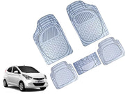 Heavy Duty Transparent 4Pcs PVC Rubber 6204 Clear Car Mat