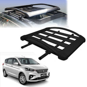 Car Roof Luggage (4x 4) Frame Aluminum Roof Frame Universal Roof Frame Travel Frame Load Frame Load Over 100 kg Roof Shelves Luggage Box Roof Rack (Black)