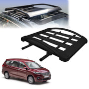 Car Roof Luggage (4x 4) Frame Aluminum Roof Frame Universal Roof Frame Travel Frame Load Frame Load Over 100 kg Roof Shelves Luggage Box Roof Rack (Black)