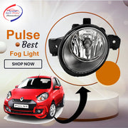 Auto Pearl Car Fog Lamp Light with Wire Kit Compatible with- Pulse (Set of 2)
