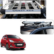 Car Roof Quest Luggage (4x 4) Frame Aluminum Roof Frame Universal Roof Frame Travel Frame Load Frame Load Over 100 kg Roof Shelves Luggage Box Roof Rack (Silver)