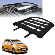 Car Roof Luggage (4x 4) Frame Aluminum Roof Frame Universal Roof Frame Travel Frame Load Frame Load Over 100 kg Roof Shelves Luggage Box Roof Rack (Black)