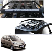 Car Roof Quest Luggage (4x 4) Frame Aluminum Roof Frame Universal Roof Frame Travel Frame Load Frame Load Over 100 kg Roof Shelves Luggage Box Roof Rack (Black)