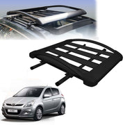 Car Roof Luggage (4x 4) Frame Aluminum Roof Frame Universal Roof Frame Travel Frame Load Frame Load Over 100 kg Roof Shelves Luggage Box Roof Rack (Black)