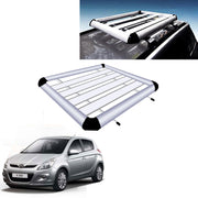 Car Roof Luggage Frame Aluminum Roof Frame Universal Roof Frame Travel Frame Load Frame Load Over 100 kg Roof Shelves Luggage Box Roof Rack (Silver)