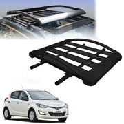Car Roof Luggage (4x 4) Frame Aluminum Roof Frame Universal Roof Frame Travel Frame Load Frame Load Over 100 kg Roof Shelves Luggage Box Roof Rack (Black)