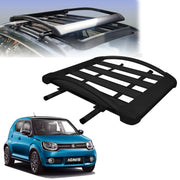 Car Roof Luggage (4x 4) Frame Aluminum Roof Frame Universal Roof Frame Travel Frame Load Frame Load Over 100 kg Roof Shelves Luggage Box Roof Rack (Black)