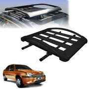 Car Roof Luggage (4x 4) Frame Aluminum Roof Frame Universal Roof Frame Travel Frame Load Frame Load Over 100 kg Roof Shelves Luggage Box Roof Rack (Black)