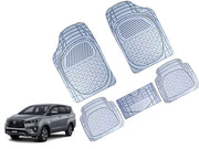 Heavy Duty Transparent 4Pcs PVC Rubber 6204 Clear Car Mat