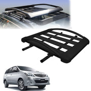 Car Roof Luggage (4x 4) Frame Aluminum Roof Frame Universal Roof Frame Travel Frame Load Frame Load Over 100 kg Roof Shelves Luggage Box Roof Rack (Black)