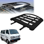 Car Roof Luggage (4x 4) Frame Aluminum Roof Frame Universal Roof Frame Travel Frame Load Frame Load Over 100 kg Roof Shelves Luggage Box Roof Rack (Black)