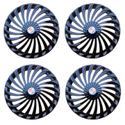 Press Type Hubcap Hunter Wheel Cover Replacements for OEM Steel Wheels Polypropylene Material with Retention Ring | Set of 4 Pcs