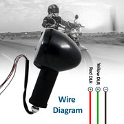 Boss Style Dual Light Red Yellow LED Turn Signal Indicator for Bike (Set of 2)