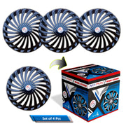 Press Type Hubcap Hunter Wheel Cover Replacements for OEM Steel Wheels Polypropylene Material with Retention Ring | Set of 4 Pcs