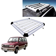 Car Roof Luggage Frame Aluminum Roof Frame Universal Roof Frame Travel Frame Load Frame Load Over 100 kg Roof Shelves Luggage Box Roof Rack (Silver)