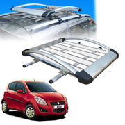 Car Roof Luggage (4x 4) Frame Aluminum Roof Frame Universal Roof Frame Travel Frame Load Frame Load Over 100 kg Roof Shelves Luggage Box Roof Rack (Silver)