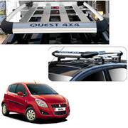 Car Roof Quest Luggage (4x 4) Frame Aluminum Roof Frame Universal Roof Frame Travel Frame Load Frame Load Over 100 kg Roof Shelves Luggage Box Roof Rack (Silver)