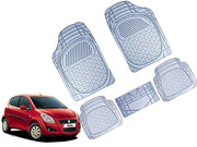 Heavy Duty Transparent 4Pcs PVC Rubber 6204 Clear Car Mat
