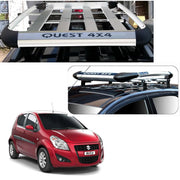 Car Roof Quest Luggage (4x 4) Frame Aluminum Roof Frame Universal Roof Frame Travel Frame Load Frame Load Over 100 kg Roof Shelves Luggage Box Roof Rack (Silver)